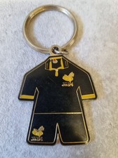 Vintage London Wasps Rugby Union Kit Keychain Keyring Black&gold Retro Kit.