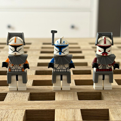 Phase 1 Commander Fox, Rex und Cody, SW0202, SW0314 und SW0196 like NEW