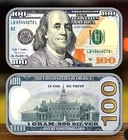 US $100 Bill BENJAMIN FRANKLIN Colorized 1 Gram 1g Bar bullion .999 fine silver