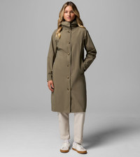 Parka cappotto donna peso medio con cappuccio removibile trapuntato bavaglino zip intera nuovo
