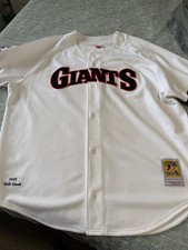 1989 Mitchell & Ness Authentic S.F. Giants Will Clark White size 56 (3XL) Jersey