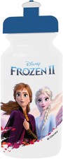 Blue Water Bottle for Girls in Plastic Disney Frozen 380 ml with Closure