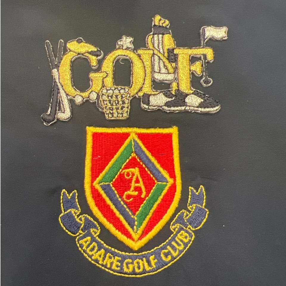 Cutter & Buck Women Adare Golf Club Crest Logo Black Full Zip Vest Large - Image 2 of 4