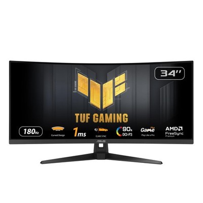 ASUS TUF Gaming VG34VQ3B - 34 Zoll UWQHD Curved Monitor 180 Hz 1 ms
