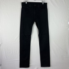 Levi  s 510 Skinny Men  s Jeans 32x33 actual Skinny/Taper Fit Stretch Black