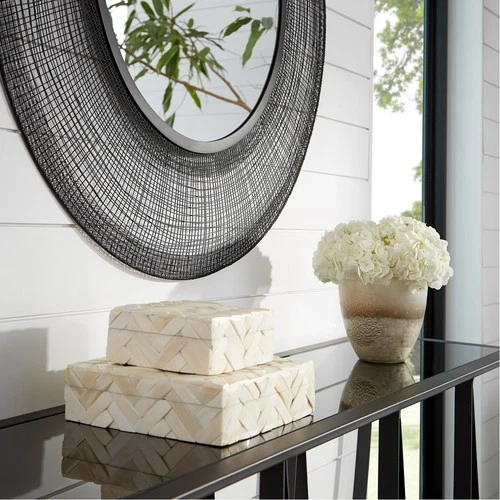 Cyan Design 10234 Cumberland White Container, Small - Picture 8 of 10