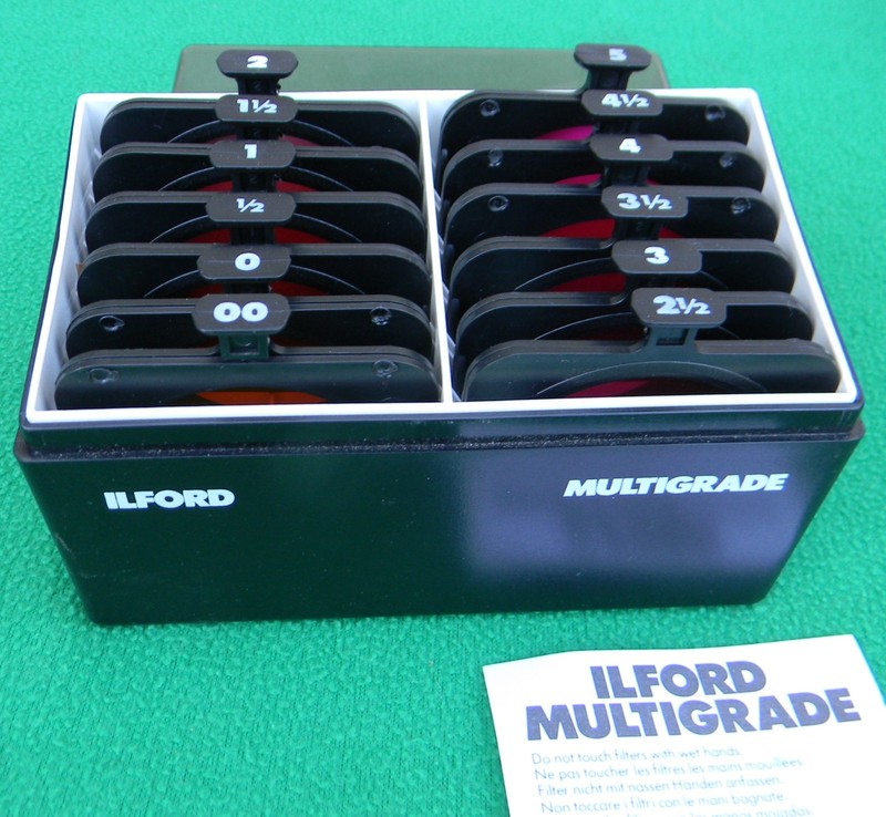 Ilford Multigrade Filter Set For Darkroom Photo Enlargement