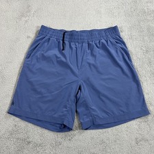 Rhone Shorts Mens Medium Blue Athletic Performance Training Gym Running Stretch