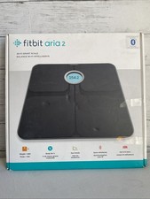 Fitbit Aria 2  Wi-Fi Smart Bathroom Gym Workout Fitness BMI Digital Scale  FB202