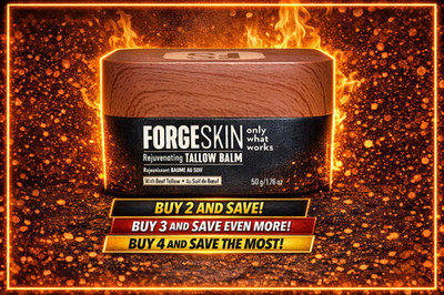 Forge Skin Beef Tallow Balm Anti-Aging Moisturizer & Hydrating Skin Cream 1.7oz