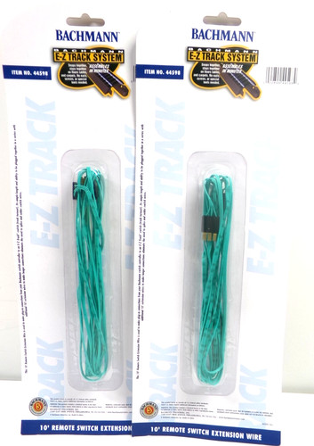 (2) HO Bachmann EZ-Gleis Fernweiche Verlängerungskabelsätze (Lot 6324) | Zustand: Used