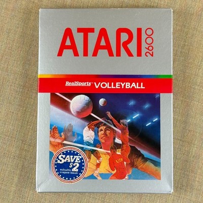 RealSports Volleyball Atari 2600 Complete In Box CIB Authentic Atari