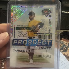 2024 Panini Prospect Edition - Tanner Hall #41 Mojo Prizm Signatures /25 RC