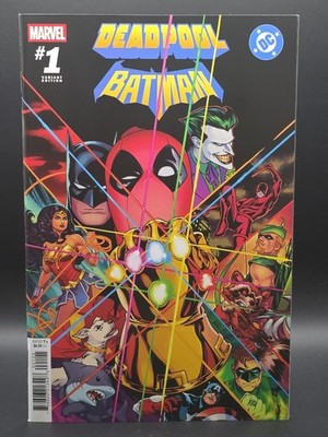 Marvel / DC: Deadpool / Batman #1 Russell Dauterman Infinity Gauntlet Homage...