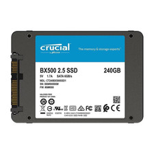 Crucial BX500 CT240BX500SSD1 240GB 2.5" SATA 6Gb/s SSD Solid State Drive