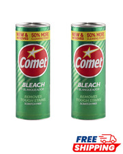 Comet with Bleach Powder All-Purpose Cleaner Deodorizer Stain Remover 2PACK 