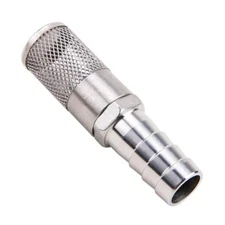  1Pcs 304 Stainless Steel 3/4" Hose Barb Filter with Mesh for Air Fuel & 