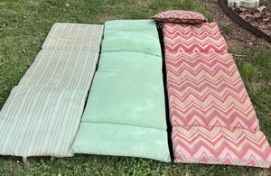 USED CHAISE LOUNGE CUSHIONS BUY ONE OR ALL THREE
