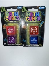 New SET OF 2 Sealed Big Time LED Lights Up In The Water Bath Cubes 2 Pack