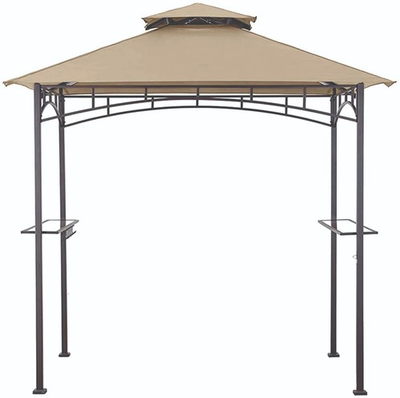 #ad #ad Grill Gazebo Replacement Canopy Top for Model L GG001PST F Brown $29.00