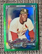 2025 Allen &amp; Ginter Chrome #61 Bob Gibson Green Refractor /99 Cardinals HOF