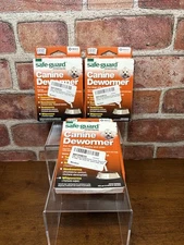 Lot of 3 Safe-guard Canine Dewormer by Merck Animal Health Exp 11/2025