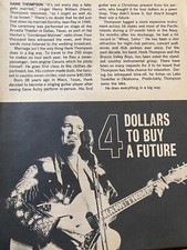 Hank Thompson, Full Page Vintage Clipping