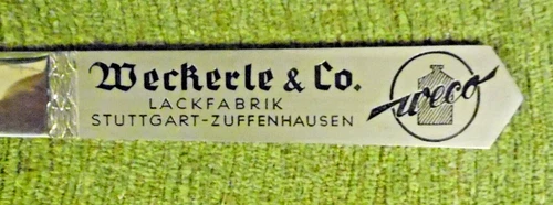 Brieföffner , 22 cm , Edelstahl , Weckerle & Co. Lackfabrik Stuttgart - Zuffenha - Bild 2 von 3