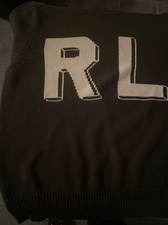 polo knit sweater l
