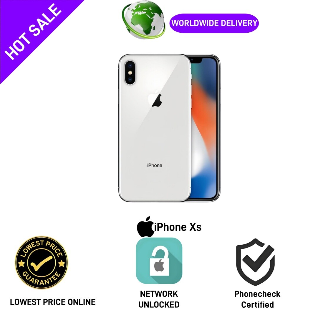 Lowest Price】Apple iPhone Xs-64GB-All Colors Unlocked Smartphone 