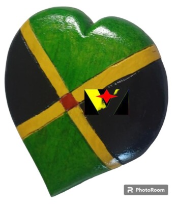 Jamaican Map Key Hanger Featuring Bob Marley and Jamaican Flag