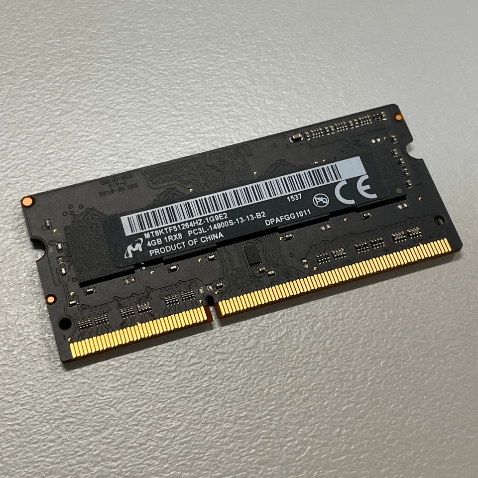 Micron 4GB DDR3 Ram PC3-14900 1866MHz SODIMM MT8KTF51264HZ-1G9E2 Apple iMac 2014 - Image 3 of 4