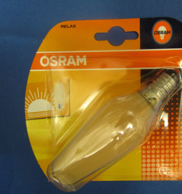 OSRAM RELAX BC 25 E14 25W 230V Made in France 170Lm WARMWHITE Glühlampe DIMMBAR