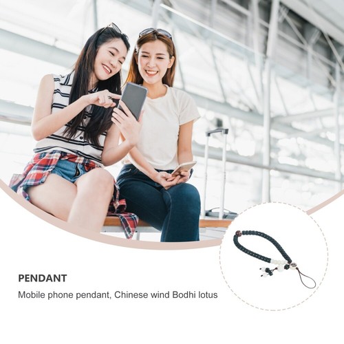 Bodhi Lotus Mobile Kette Telefon-Lanyard Im Chinesischen Stil Handschlaufe - Zdjęcie 10 z 12