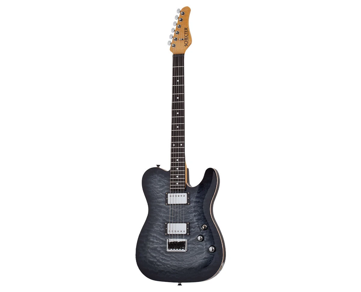 Schecter PT Classic Electric Guitar Transparent Black Burst eBay