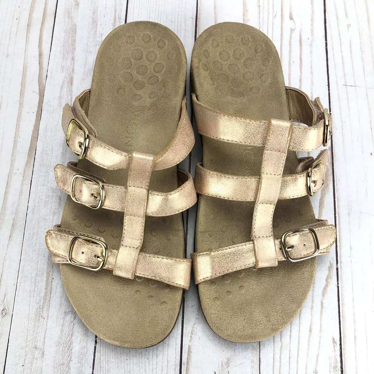 Vionic adjustable slide sandals 2025