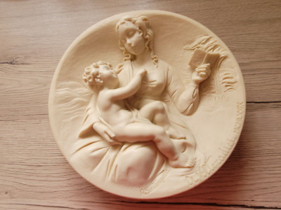 Wandteller ''Madonna Serena'' Studio Dante Di Volteradici Madonne Viventi