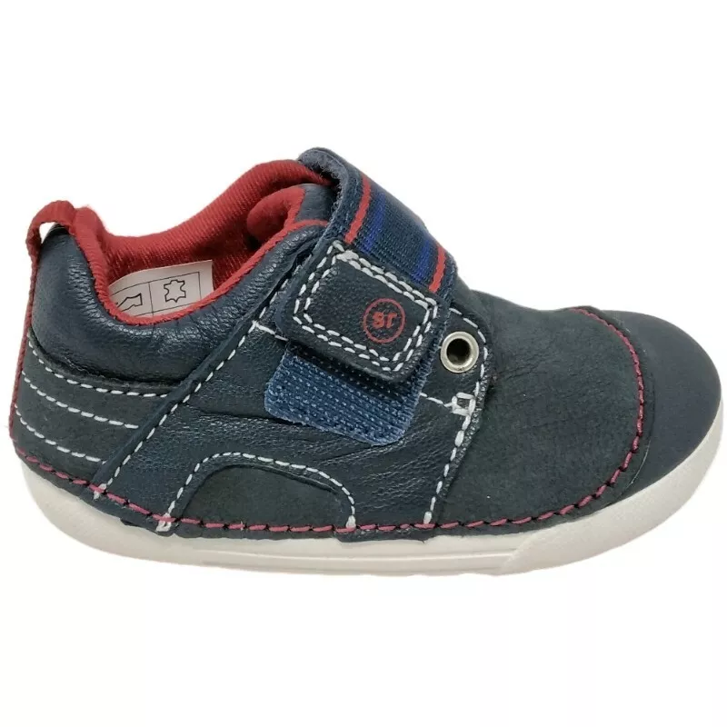 Stride Rite Cameron Sneakers Boy 4 W Navy Red eBay