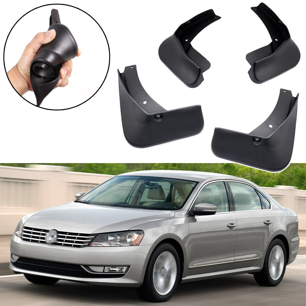 4 Mud Flaps Splash Guard Fender Car Mudguard for Volkswagen Passat 2012-2015