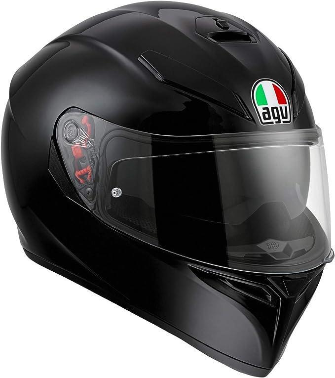 Casco integrale AGV K3-SV / K3 SV Solid MPLK E05 Nero Lucido Taglia MS