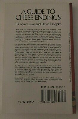 Chess Book - A Guide to Chess Endings Euwe and Hooper Dover