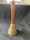 Vintage Brass Bell with Wood Handle Made In India — photo 4
