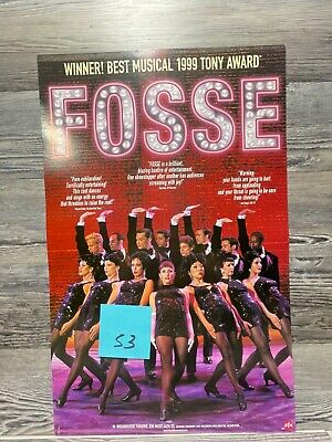 Fosse Broadway Advertising Flyer Pamphlet 1999 Tony Award Winner