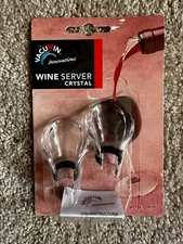 Vacu Vin Innovations Two (Pair) New Non-Drip Wine Servers—Pour Wine Smoothly