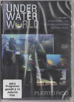 Under Water World Vol. 7 Monterey Ca Roatan Honduras Puerto Rico DVD NEU