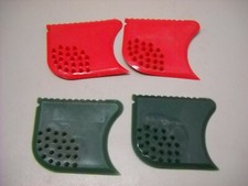 Vintage Tupperware Cake Decorating Scraper Decorator Green  Red Lot of 4