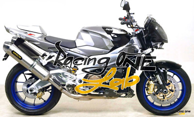 2 EXHAUSTS MUFFLERS SILENCER ARROW RACE-TECH ALU APRILIA RSV 1000 / TUONO 1000