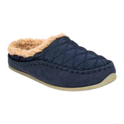 DEER STAGS Slipperooz Alma Slippers Men 7 M Blue Quilted Slip On Mule Shoes NWB Deer Stags Mens Slippers | Shoe Carnival main image 3