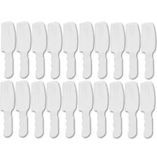 20 Pack Wahl Flat Top Comb White #3329-100