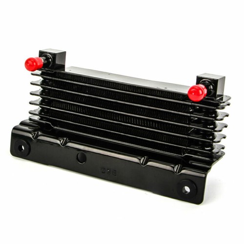 CNC Oil Cooler Radiator Fit For Harley Touring Road King Electra Glide 2009-2016 - Foto 2 di 9